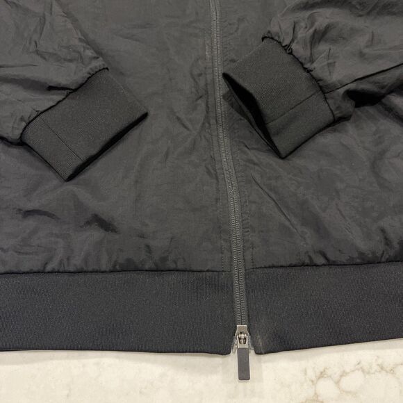 Nike Air Jordan Mens Medium 1 Wings Woven Muscle Track Jacket Black Red - Picture 4 of 16